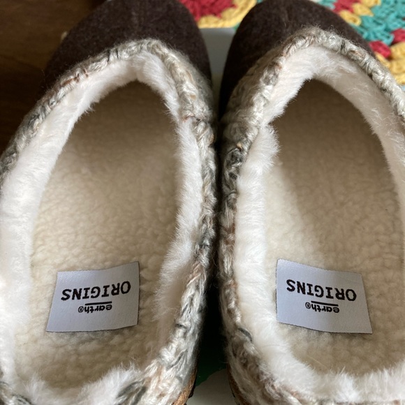 EARTH ORIGINS SUEDE KNIT CLOGS SLIP ON ELANA - Picture 5 of 7